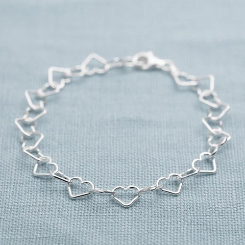 Children's Silver Heart Bracelet