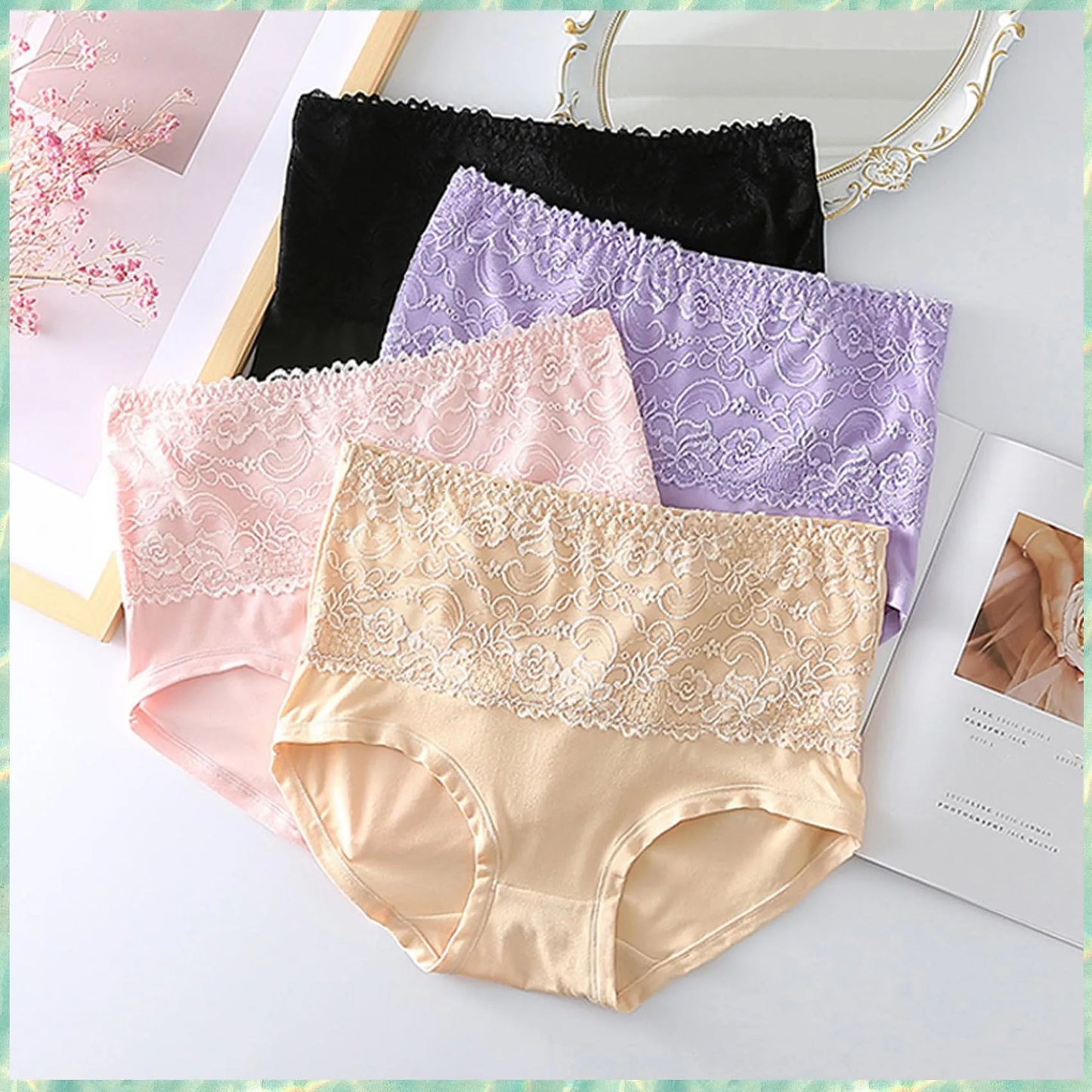 KUNAUO Leak Proof Underwear, Women's Washable Leakproof Underwear