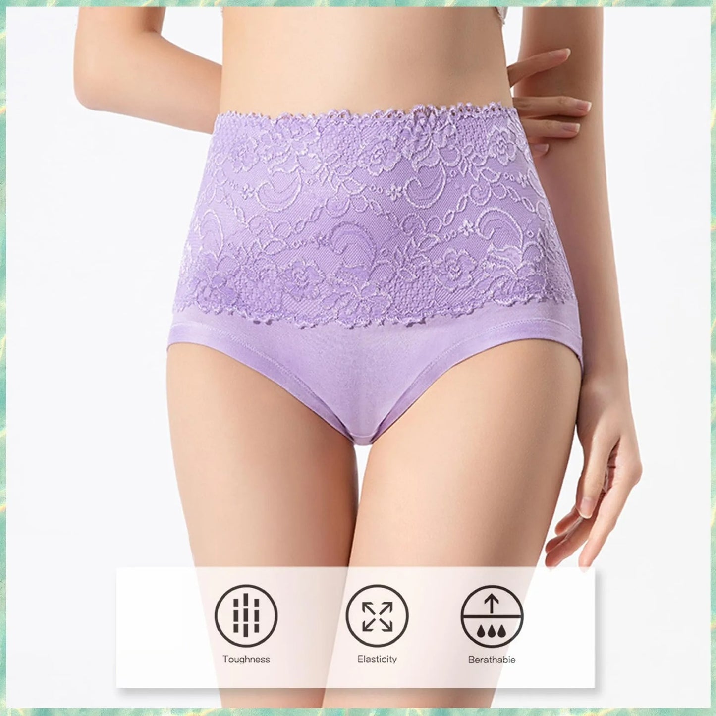 KUNAUO Leak Proof Underwear, Women's Washable Leakproof Underwear
