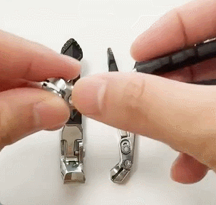 Sharp Curved Blades Nail Clipper with Long Handle