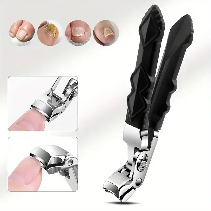 Sharp Curved Blades Nail Clipper with Long Handle