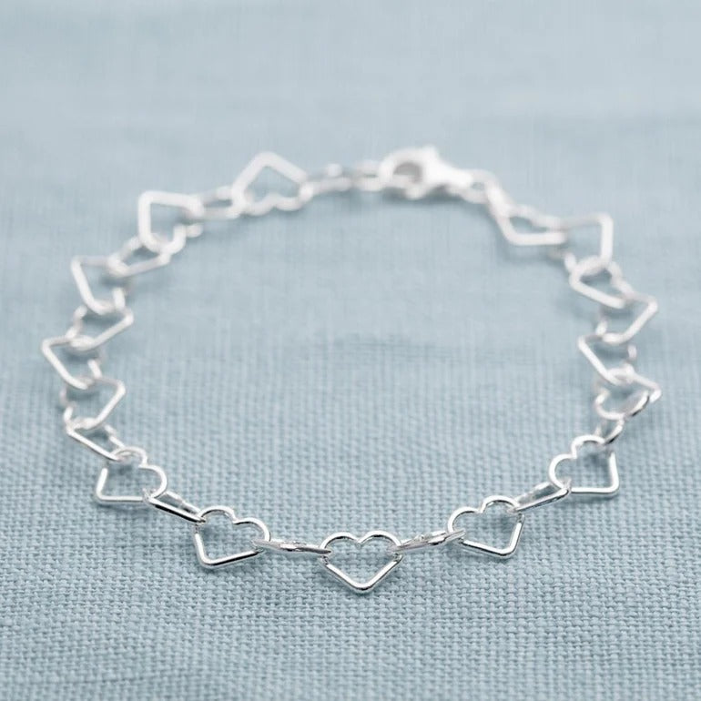Children's Silver Heart Bracelet