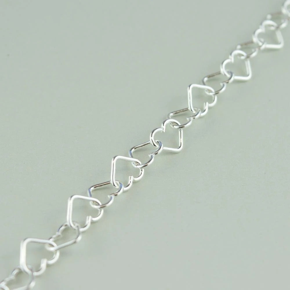Children's Silver Heart Bracelet