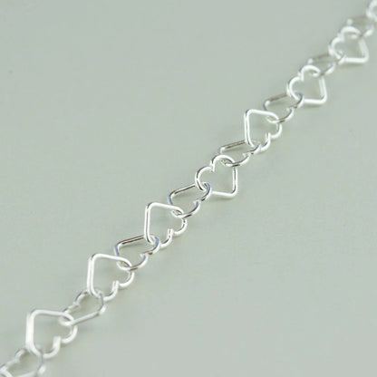 Children's Silver Heart Bracelet