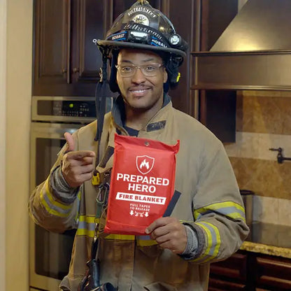 Prepared Hero Fire Blanket - Emergency Fire Blanket